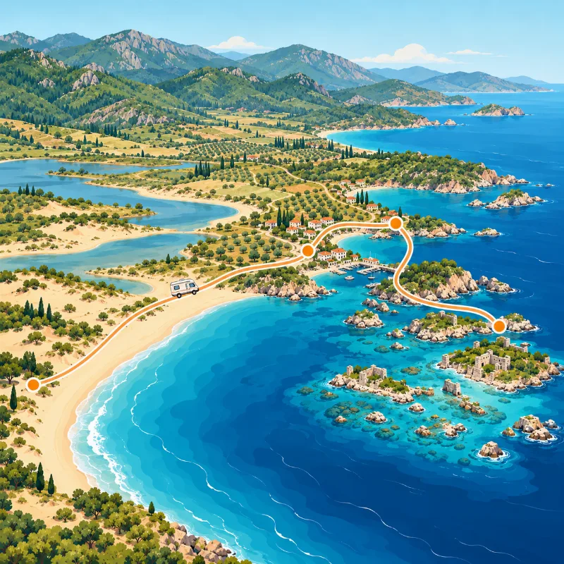 Patara – Gelemiş – Üçağız – Kekova Karavan Rotası