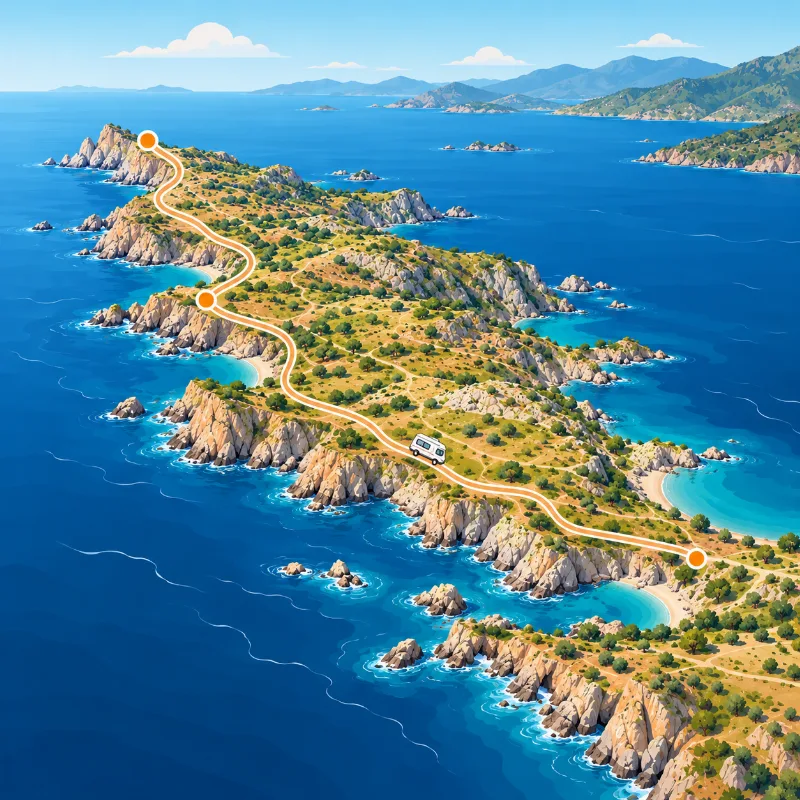 Karaburun Yarımadası Karavan Rotası